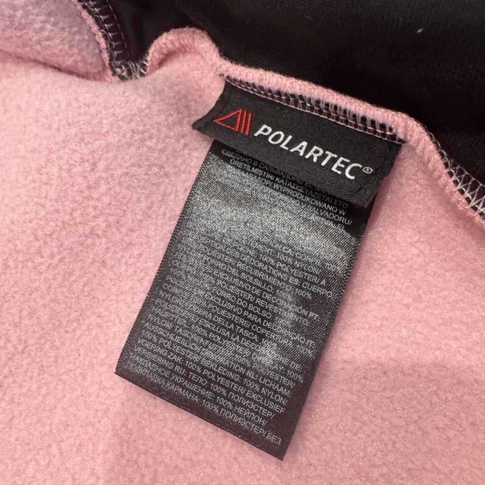 The North Face Toddler Denali Fleece Jacket Pink & Black Polartec 2T - Picture 7 of 9